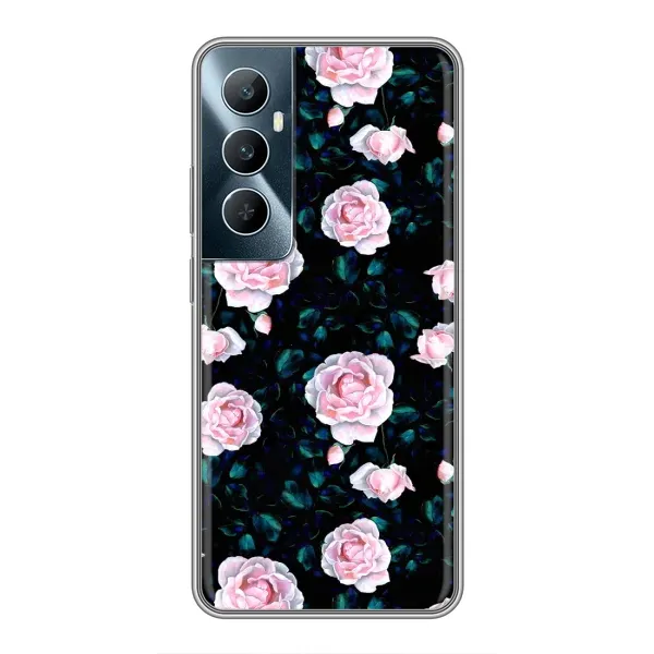 Чехол с рисунком «Чайные розы» для Realme C65 Чехол с рисунком «Чайные розы» для Realme C65