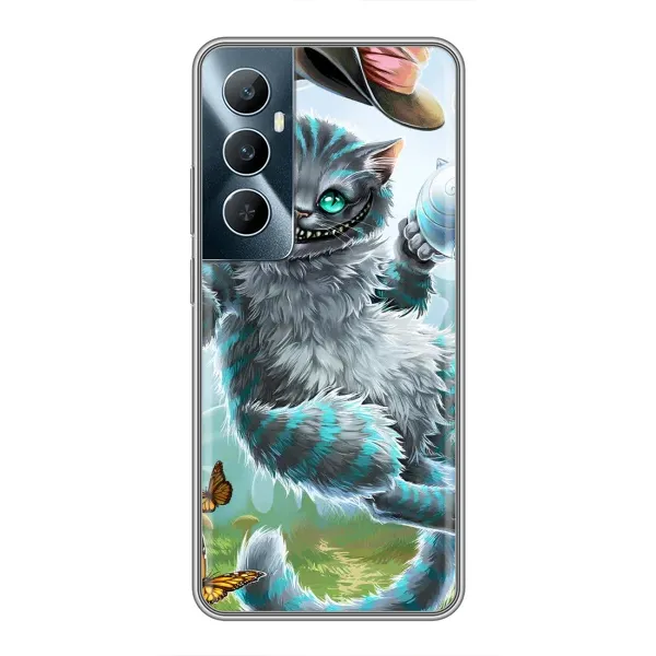 Чехол с рисунком «Чеширский КОТИК» для Realme C65 Чехол с рисунком «Чеширский КОТИК» для Realme C65