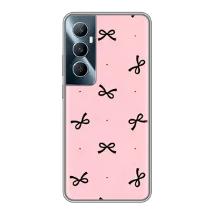 Чохол банти для Realme C65 (Чорні бантики)