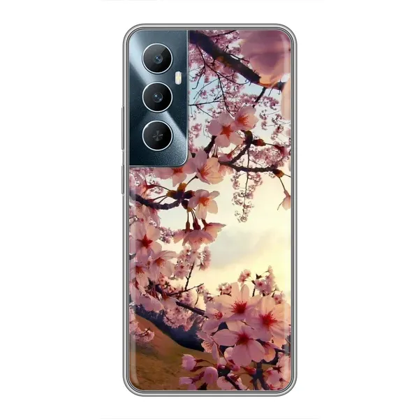 Чехол с рисунком «Цветущая сакура» для Realme C65 Чехол с рисунком «Цветущая сакура» для Realme C65