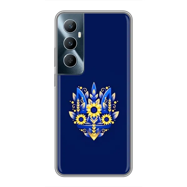 Чехол с рисунком «Цветущий Герб» для Realme C65 Чехол с рисунком «Цветущий Герб» для Realme C65