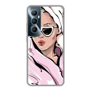 Чохол з картинкою Модні Дівчата Realme C65 (Дівчина в халаті)