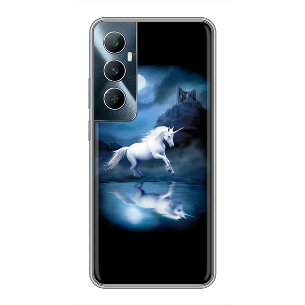 Чехол с рисунком «Единорог» для Realme C65
