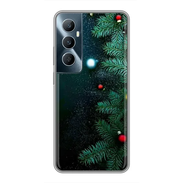 Чехол с рисунком «Елка» для Realme C65
