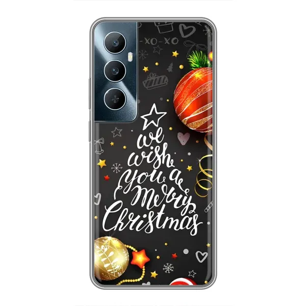 Чехол с рисунком «Елочка» для Realme C65