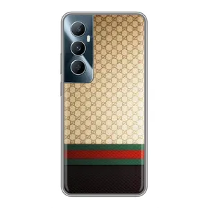 Чехлы Бренд GUCCI для Realme C65 (Фон Гуччи)