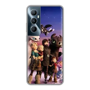 Чехол дракон Беззубик для Realme C65 (Герои дракона)
