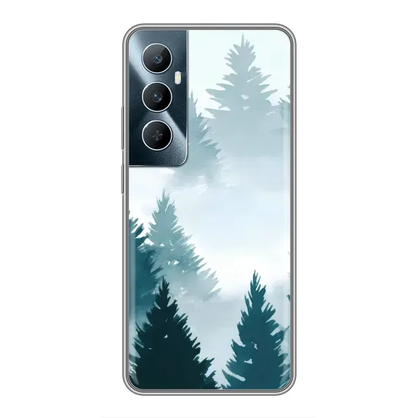 Чехол с рисунком «Горный лес» для Realme C65 Чехол с рисунком «Горный лес» для Realme C65