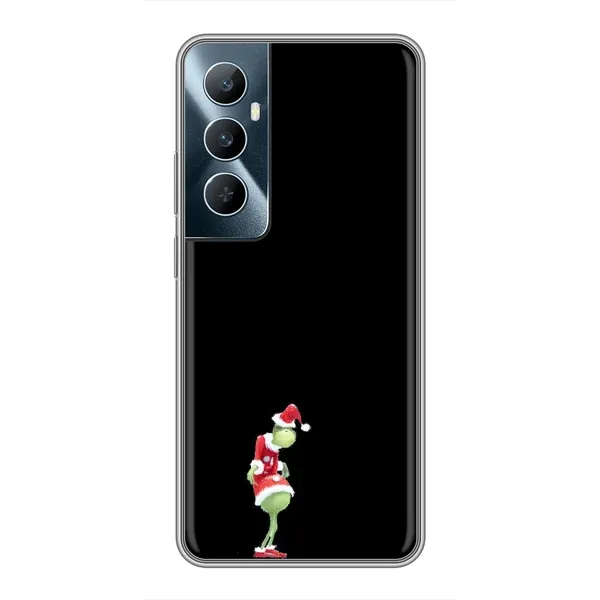 Чехол с рисунком «Гринч на чорном» для Realme C65 Чехол с рисунком «Гринч на чорном» для Realme C65