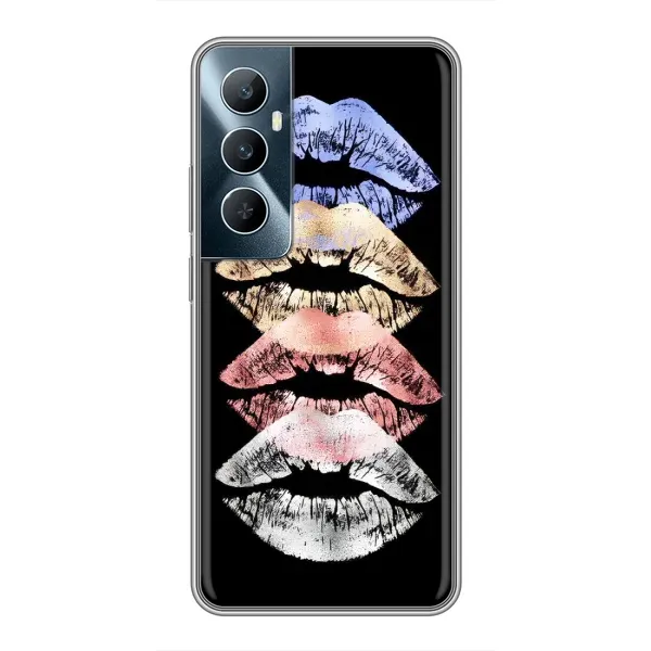 Чехол с рисунком «Губы» для Realme C65 Чехол с рисунком «Губы» для Realme C65