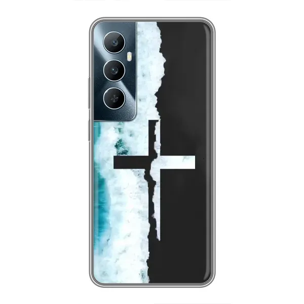 Чехол с рисунком «Хрест» для Realme C65 Чехол с рисунком «Хрест» для Realme C65