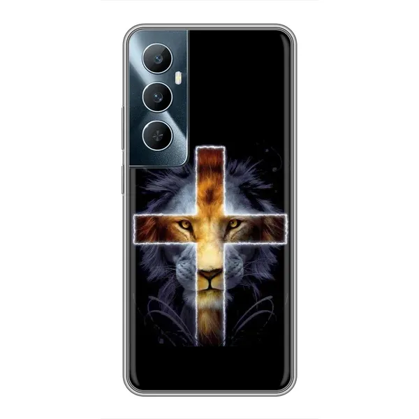Чехол с рисунком «Иисус Лев» для Realme C65 Чехол с рисунком «Иисус Лев» для Realme C65