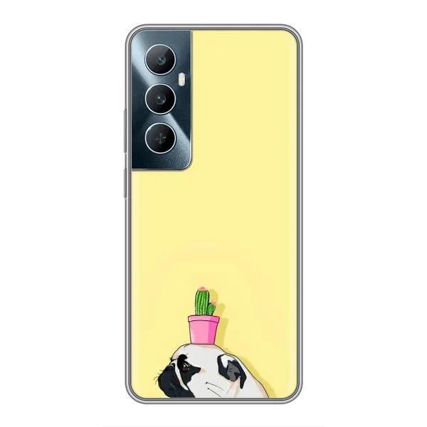 Чехол с рисунком «Кактус на голове» для Realme C65 Чехол с рисунком «Кактус на голове» для Realme C65