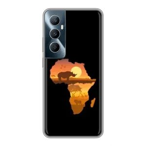 Летний Чехол на Realme C65 (Карта)