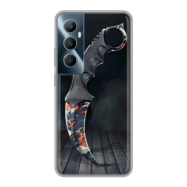 Чехол с рисунком «Кинжал КС ГО» для Realme C65 Чехол с рисунком «Кинжал КС ГО» для Realme C65