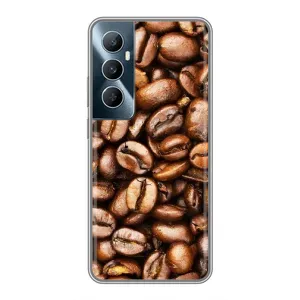 Чохол з зображенням смачної їжі для Realme C65 (Кава)