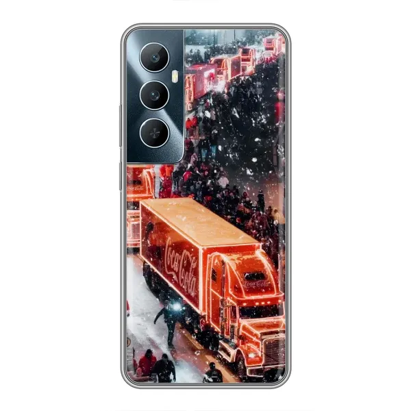 Чехол с рисунком «Кока Кола» для Realme C65