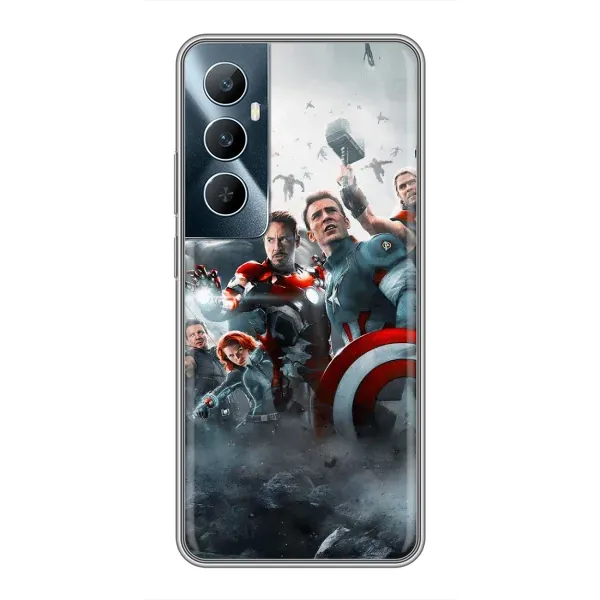 Чехол с рисунком «Команда марвел» для Realme C65 Чехол с рисунком «Команда марвел» для Realme C65