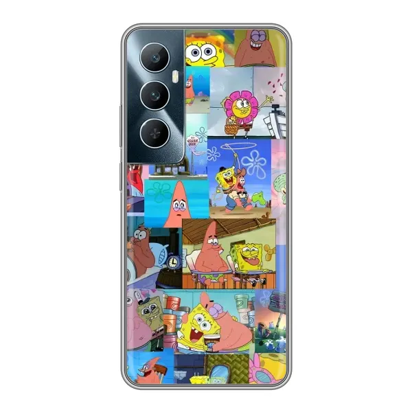 Чехол с рисунком «Комиксы Спанч Боб» для Realme C65