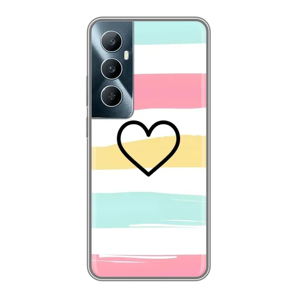 Чехол с рисунком «Красивое сердечко» для Realme C65 Чехол с рисунком «Красивое сердечко» для Realme C65