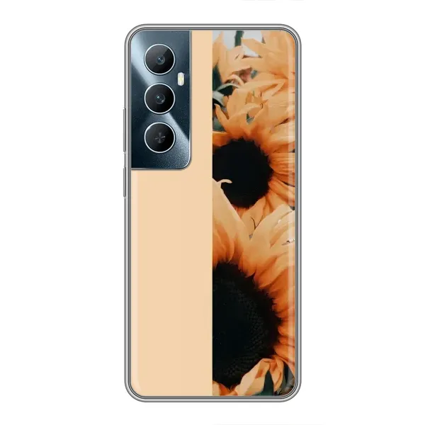 Чехол с рисунком «Красивые подсолнухи» для Realme C65 Чехол с рисунком «Красивые подсолнухи» для Realme C65