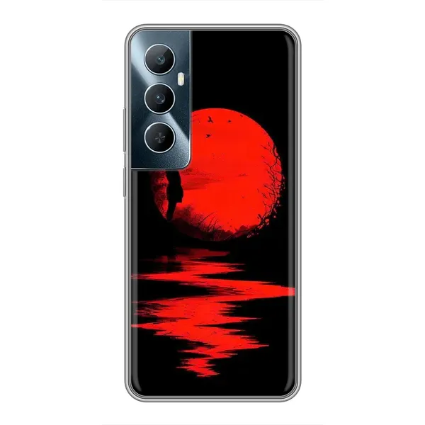 Чехол с рисунком «Красный Закат» для Realme C65 Чехол с рисунком «Красный Закат» для Realme C65