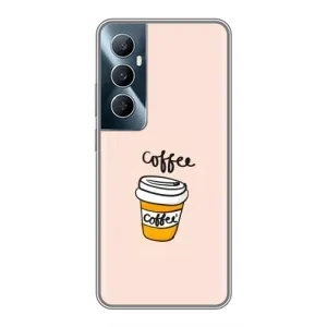 Чохол з зображенням смачної їжі для Realme C65 (Кружка Кави)