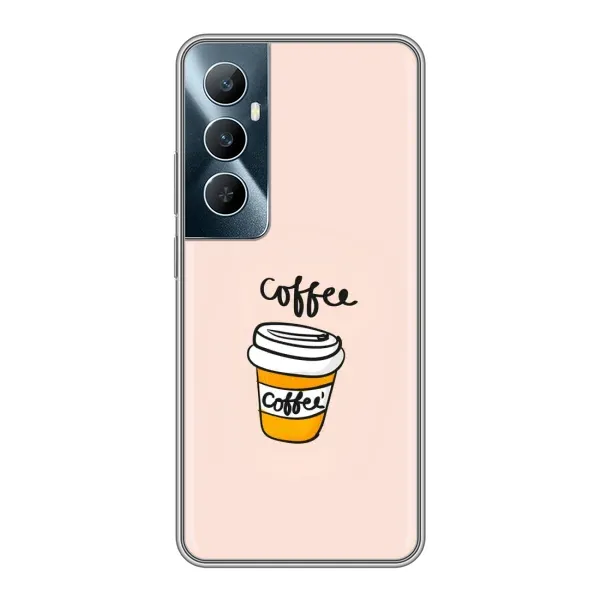 Чехол с рисунком «Кружка кофе» для Realme C65 Чехол с рисунком «Кружка кофе» для Realme C65