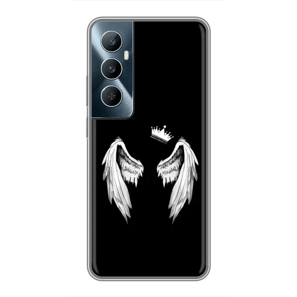 Чехол с рисунком «Крылья и корона» для Realme C65