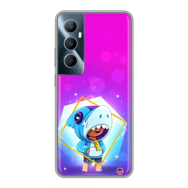 Чехол с рисунком «Леон в костюме Акулы» для Realme C65 Чехол с рисунком «Леон в костюме Акулы» для Realme C65