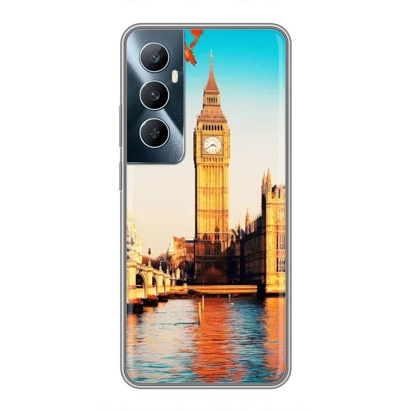 Чехол с рисунком «Летний Лондон» для Realme C65