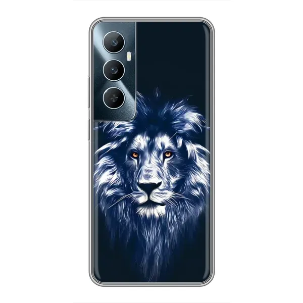Чохол з малюнком «Лев – синій» для Realme C65 Чохол з малюнком «Лев – синій» для Realme C65