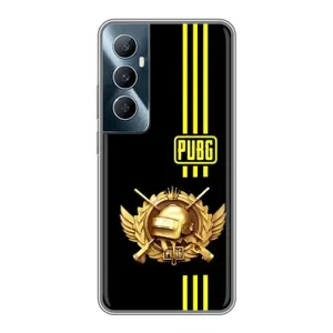 Чехол (TPU) с картинкой "Лого Пабг" на Реалми С65 (Лого PUPG)