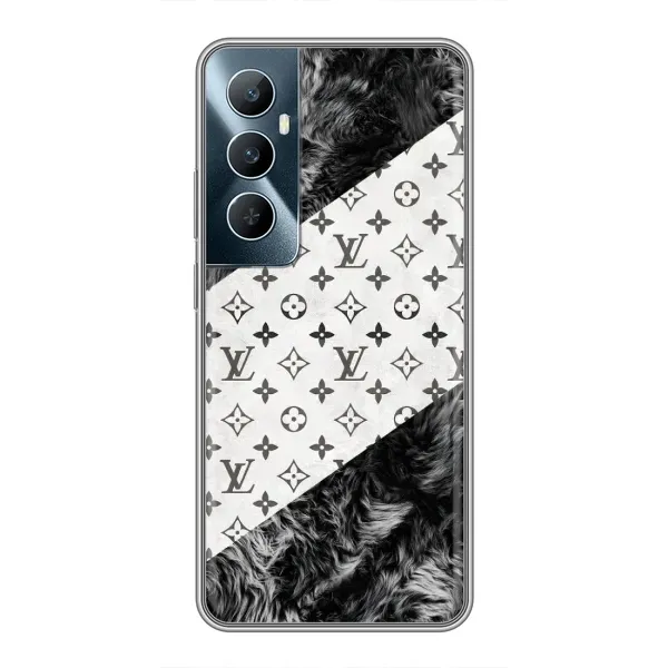 Чехол с рисунком «LV на белом» для Realme C65