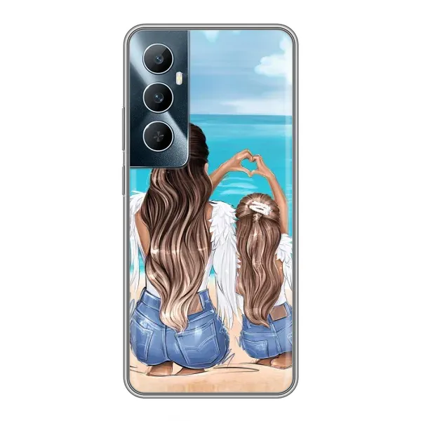 Чехол с рисунком «Мама и дочь» для Realme C65 Чехол с рисунком «Мама и дочь» для Realme C65