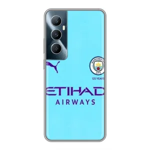 Силиконовые Чехлы принт Футбол на Realme C65 (Man City)