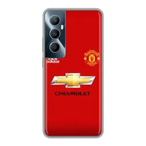 Силиконовые Чехлы принт Футбол на Realme C65 (Man United)