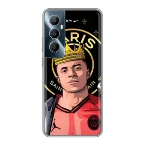 Чохол (TPU) з Футболістом на Realme C65 (Mbappe King)