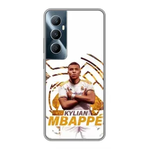 Чохол (TPU) з Футболістом на Realme C65 (Мбаппе Реал)
