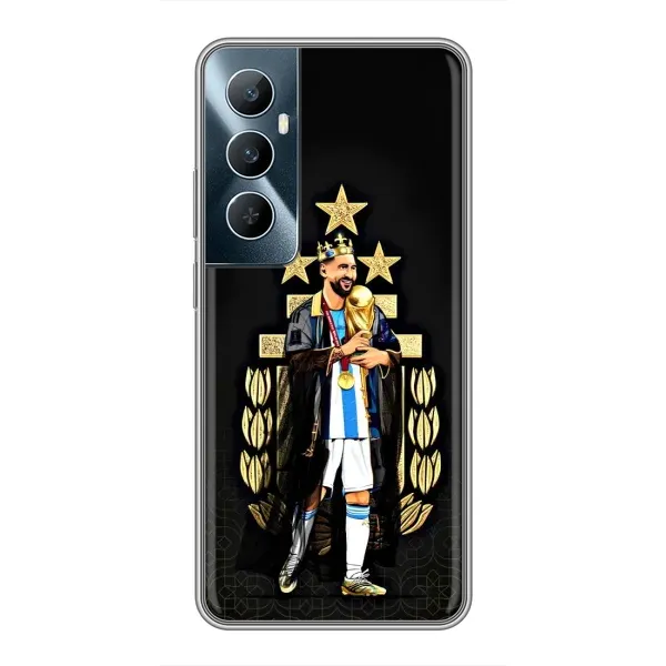 Чехол с рисунком «Месси король» для Realme C65