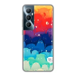Силіконовий чохол з котиком для Realme C65 (Mew)