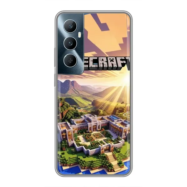 Чехол с рисунком «MINECRAFT» для Realme C65 Чехол с рисунком «MINECRAFT» для Realme C65