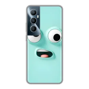 Чехол с рисунком «Забавное мятное лицо» для Realme C65