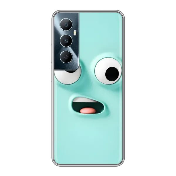 Чехол с рисунком «Забавное мятное лицо» для Realme C65 Чехол с рисунком «Забавное мятное лицо» для Realme C65