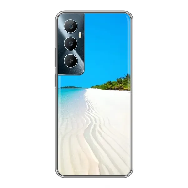 Чехол с рисунком «Море песок» для Realme C65 Чехол с рисунком «Море песок» для Realme C65