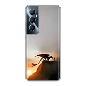 Чехол дракон Беззубик для Realme C65 (Мультиик Беззубик)
