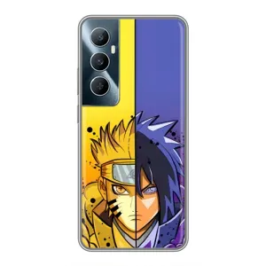 Купить Чехлы на телефон с принтом Anime для Realme C65 (Naruto Vs Sasuke)