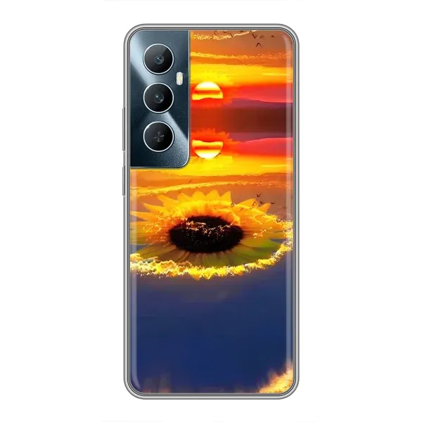 Чехол с рисунком «Небо подсолнух» для Realme C65 Чехол с рисунком «Небо подсолнух» для Realme C65