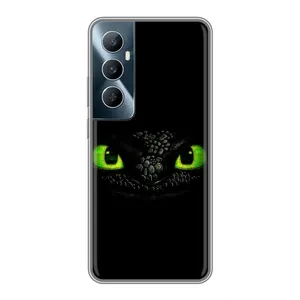 Чехол дракон Беззубик для Realme C65 (Глаза Беззубика)