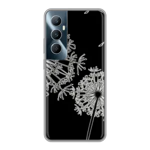 Аксессуары Силиконовый Чехол с одуванчиками на Realme C65